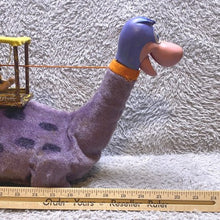 Load image into Gallery viewer, 1962 Marx Fred Flinstone Dino The Dinosaur Tin Litho Battery Operated Japan
