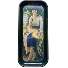 Load image into Gallery viewer, Coca-Cola Advertising Tray Serving Vintage 1973 Metal Collectible
