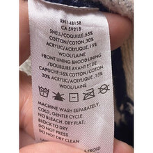 Load image into Gallery viewer, Pendleton Sweater Womens Medium Wool Blend Cardigan Hooded Navajo Aztec Tribal
