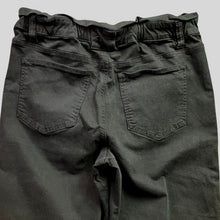 Load image into Gallery viewer, BKE Pants Womens 31 Black High Rise Paper Bag Waist Utility Preppy Academia
