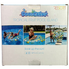 Load image into Gallery viewer, Pool Candy Float Tropical Jumbo Island 60 Inch Inflatable Lounge Raft Ages 6+
