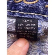 Load image into Gallery viewer, Rue 21 Jeans Womens 13/14 Blue Denim Y2K Pockets Academia Streetwear Stretchy
