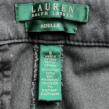 Load image into Gallery viewer, Lauren Ralph Lauren Pants Womens 6 Black Adelle Preppy Career Office Academia
