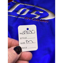 Load image into Gallery viewer, Tilos Shirt Mens Medium Racing Color Block Performance Short Sleeve Blue
