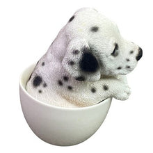 Load image into Gallery viewer, Teacup Dalmatian Figurine Porcelain Resign Decor Tabletop 5.5"
