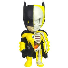 Load image into Gallery viewer, Yellow Lantern Batman Dissected Vinyl Figure Half Skeleton XXRay Collectible
