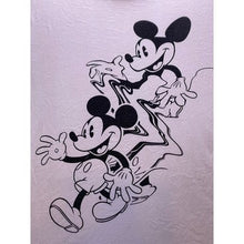 Load image into Gallery viewer, Mickey Mouse Shirt Mens Medium Large Spell Out Sleeve Hit Disney Cartoon
