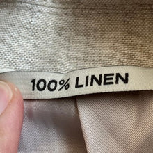 Load image into Gallery viewer, Linen Sport Coat Mens Large Beige Blazer Preppy Academia Office Career
