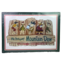 Load image into Gallery viewer, Mountain Dew Metal Sign Ya Hoo It'll Tickle Yore Innards Vintage Style
