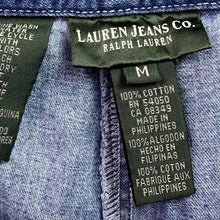Load image into Gallery viewer, Lauren Jeans Womens Medium Mature Capri Lighweight Denim Beachy Coastal

