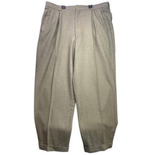 Load image into Gallery viewer, Giorgio Armani Pants Mens 40x30 Wool Pleated Trousers Preppy Office Career
