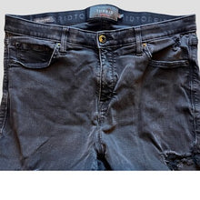 Load image into Gallery viewer, Torrid Jeans Womens 18T Black Sky High Skinny Ripped Distressed Grunge Gothcore
