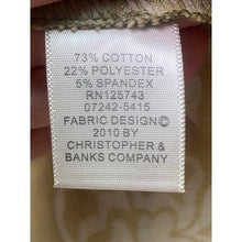 Load image into Gallery viewer, Christopher Banks Shacket Womens Small Petite Cabin AOP Full Zip Career Festival
