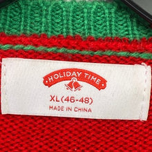 Load image into Gallery viewer, Holiday Time Sweater Mens Extra Large Ugly Christmas Cow Graphic Fair Isle
