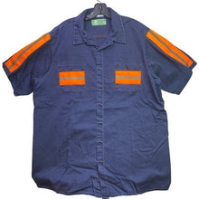 Load image into Gallery viewer, Aramark Shirt Mens 2XL Reflective Workwear Grunge Outdoors Rugged Chore Garage
