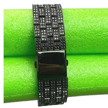 Load image into Gallery viewer, Techno King Watch Mens Iced Hip Hop Crystals Stainless Steel Water Resistant
