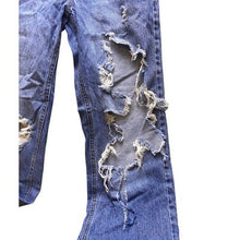 Load image into Gallery viewer, Pacsun Jeans Womens 26 90s Boyfriend High Rise Distressed Thrashed Destroyed
