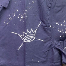 Load image into Gallery viewer, Sean John Shirt Mens Medium Embroidered Preppy Academia Splatter AOP Hip Hop
