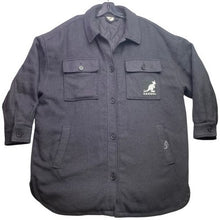 Load image into Gallery viewer, Kangol x H&amp;M Jacket Womens Large Quilted Lining Oversized Outdoors Logo Winter
