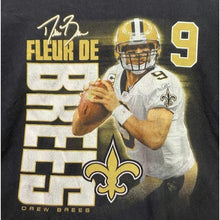 Load image into Gallery viewer, New Orleans Saints Shirt Mens Large Drew Brees NFL Football Spell Out Athleisure
