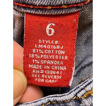 Load image into Gallery viewer, Liverpool Jeans Womens 6 Flared Union Jack Pocket Academia Preppy Lucy Bootcut
