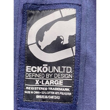 Load image into Gallery viewer, ECKO UNLTD Jacket Mens Extra Large Full Zip AOP Logo Y2K Hip Hop Spell Out
