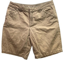 Load image into Gallery viewer, Eddie Bauer Shorts Womens 12 Khaki Gorpcore Hiking Outdoors Everyday Streetwear
