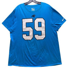 Load image into Gallery viewer, Carolina Panthers Shirt Mens 2XL Kuechly 59 NFL Football Nike Logo Athleisure
