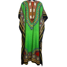 Load image into Gallery viewer, VTG California Woman Dress Womens One Size Mrs. Roper Dashiki Caftan Bohemian
