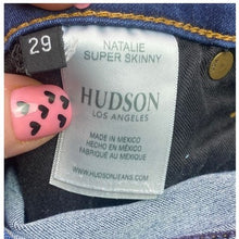Load image into Gallery viewer, Hudson Jeans Womens 29 Natalie Midrise Crop Super Skinny Preppy Academia

