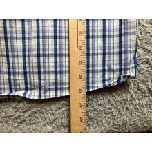 Load image into Gallery viewer, Johnnie-O Shirt Mens Medium Checkered Preppy Academia Surf Logo Career Coastal
