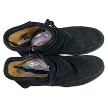 Load image into Gallery viewer, UGG Boots Womens 9 Black Suede Ankle Booties Strappy Preppy Academia Everyday
