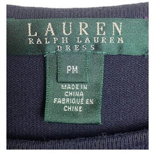 Load image into Gallery viewer, Ralph Lauren Dress Womens Medium Petite Buffalo Plaid Knit Academia Preppy
