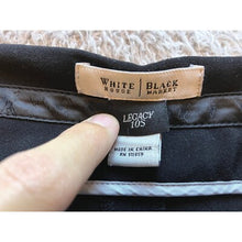 Load image into Gallery viewer, White House Black Market Pants Wide Leg Cropped Career Pants Black Size 10S
