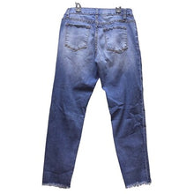 Load image into Gallery viewer, KanCan Jeans Womens 13 Distressed Destroyed Raw Hem Medium Wash Grunge Casual
