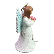 Load image into Gallery viewer, Angel Birdhouse Garden Decor Flower Wings Hanging Outdoors
