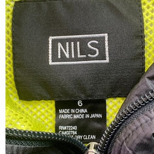 Load image into Gallery viewer, NILS Jacket Womens 6 Black Ripstop Lightweight Full Zip Hooded Ski Performance
