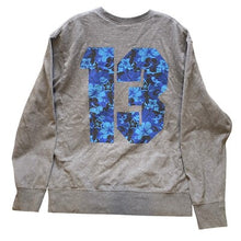 Load image into Gallery viewer, Nike Sweatshirt Mens Large Gray Pullover Surf Mountain Hawaiian Floral 13
