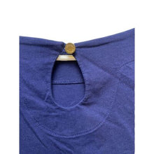 Load image into Gallery viewer, Lilly Pulitzer Shirt Womens Extra Small Navy Bell Sleeve Spandex Stretch Waverly
