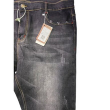 Load image into Gallery viewer, Shang Buqi Jeans Mens 42x30 Baggy Distressed Streetwear Grunge Fade Preppy NWT
