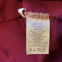 Load image into Gallery viewer, Nautica Shirt Mens Extra Large Rugby Preppy Academia Costal Maroon Navy Blue
