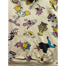 Load image into Gallery viewer, Cartoon Network Hoodie Womens 2XL Sweatshirt AOP Character Grim Pull Over Crop
