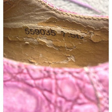 Load image into Gallery viewer, Antonio Mazzetti Shoes Mens 7.5D Pink Crocodile Embossed Leather Derby
