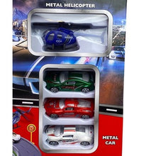 Load image into Gallery viewer, Super Parking Garage Playset Metal Cars Helicopter Educational Toy
