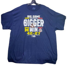 Load image into Gallery viewer, Michigan Ohio State Shirt Mens 2XL Spell Out College Football Athleisure
