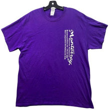 Load image into Gallery viewer, Cinco De Mayo Shirt Mens Large Tequila Worm Purple Advertisement Spell Out
