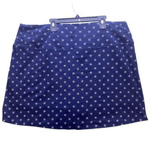 Load image into Gallery viewer, Intro Love The Fit Skort Womens 2XL Navy Blue White Star AOP Tummy Control  Plus
