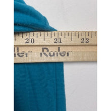 Load image into Gallery viewer, Vintage Val Mode Night Gown Dress Womens Small Teal Lace Maxi 47" Long
