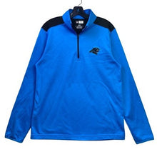 Load image into Gallery viewer, Carolina Panthers Sweatshirt Mens Medium NFL Football Quarter Zip Pullover
