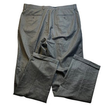 Load image into Gallery viewer, Alan Flusser Pants Mens 38x34 Wool Blend Preppy Academia Career Office Everyday
